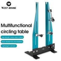 WEST BIKING Bicycle Tuning Table Professional Bike Rims Correction Stand MTB Road Bike Wheel Calibration Stand Maintenance Rack