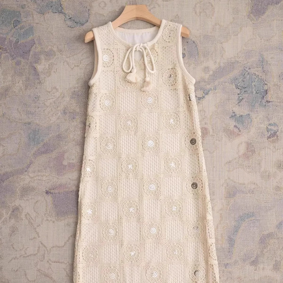 

Элегантная женская юбка-жилет с вышивкой и вырезами, круглый вырез, модель MR738, для лета, осени и весны, модная, высококачественная