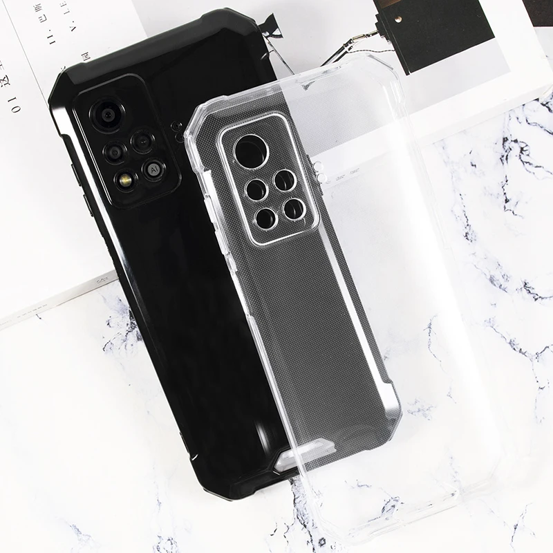 For Blackview BV9200 Soft TPU Phone Case for BLACKVIEW BV BV9200 Black Transparent Back Cover Shell Silicone Protective Coque