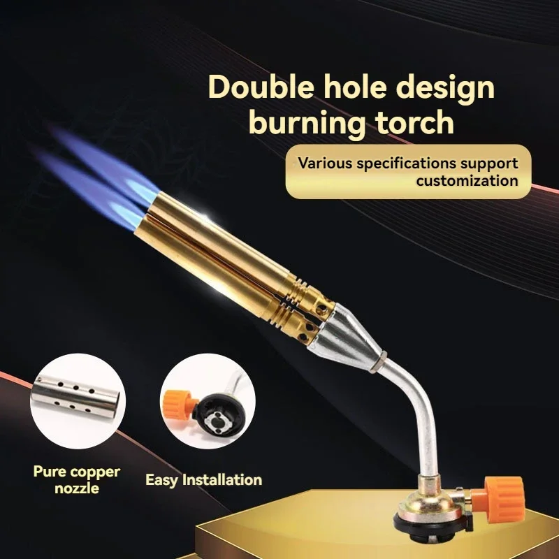 New Small Convenient Flamethrowing Gun Butane Cartridge Manual Ignition Spray Gun Outdoor Flamethrowing Gun