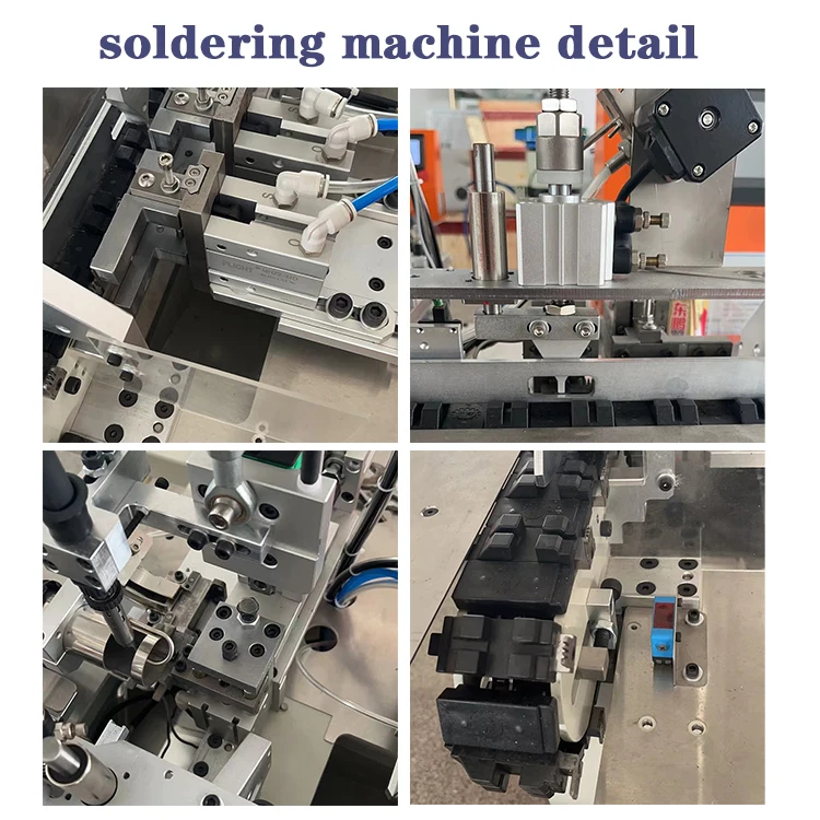 Automatic lightning Connector Terminal Quick Charge Data Wire Cable Soldering Machine