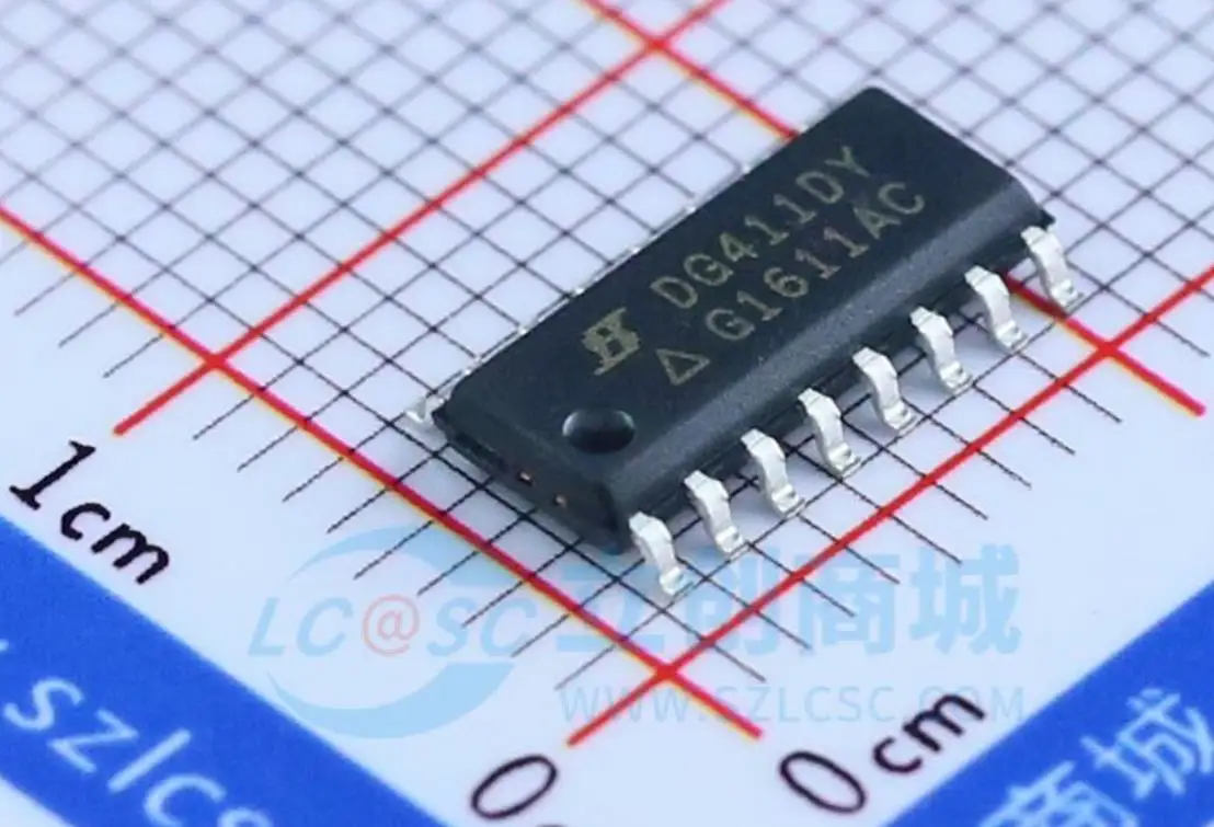 10PCS  DG411DY-T1-E3 Brand: VISHAY Encapsulation: SOIC-16 Brand new original genuine product