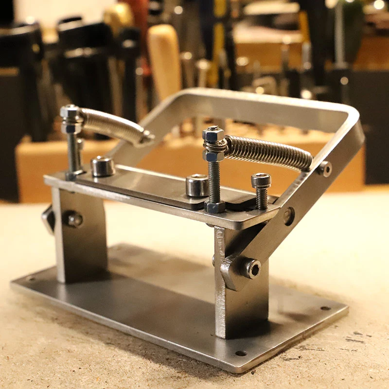 Manual Cowhide Leather Splitter Machine Cutting Peeler Tools 304 Stainless Craft Leather Leather Strips Belt Thinning Machine