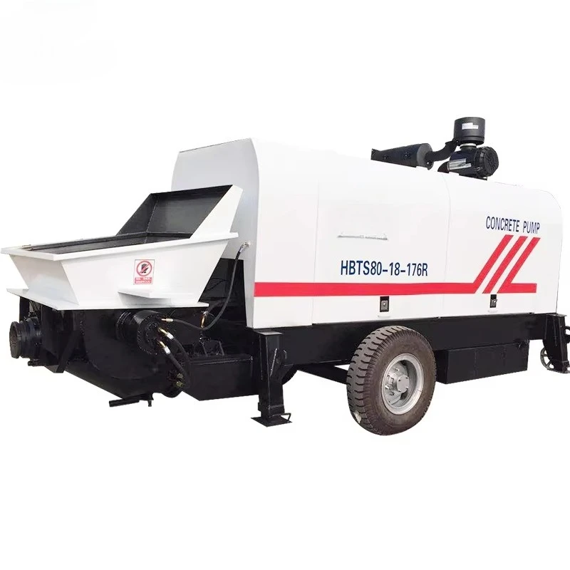20m3/h Small diesel Portable Concrete Pump Machine 50m3/h Horizontal Long Distance Diesel Mobile Concrete Pump