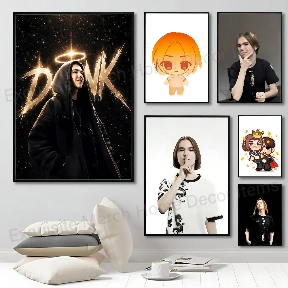 Demon King D-Donk Poster Fancy Wall Sticker for Living room bar retro decorative painting room