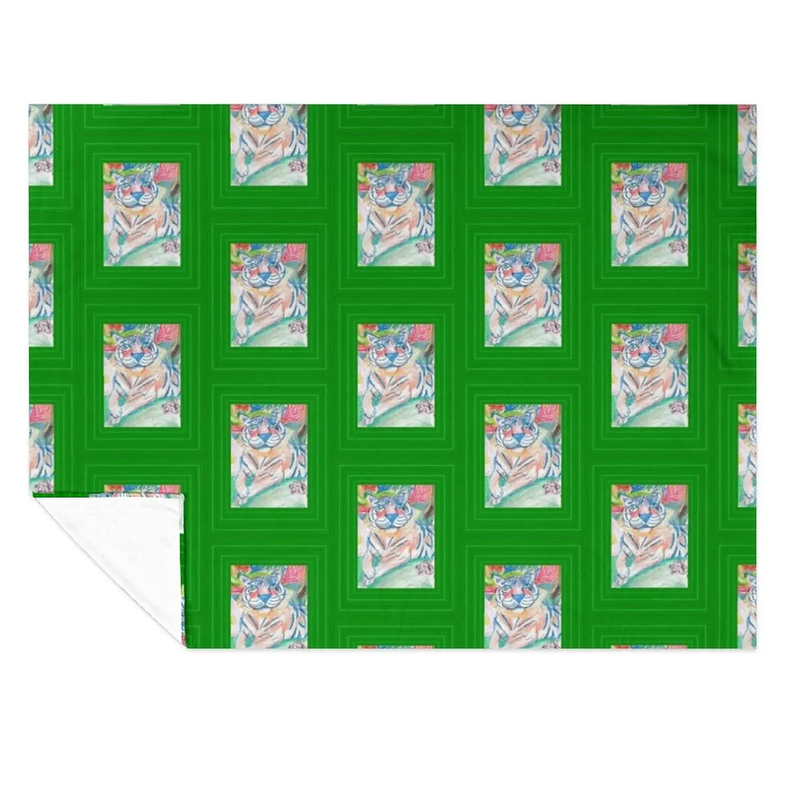 

Thoughtful Tiger Throw Blanket Soft Big Bed Vintage Fashion Sofas Blankets