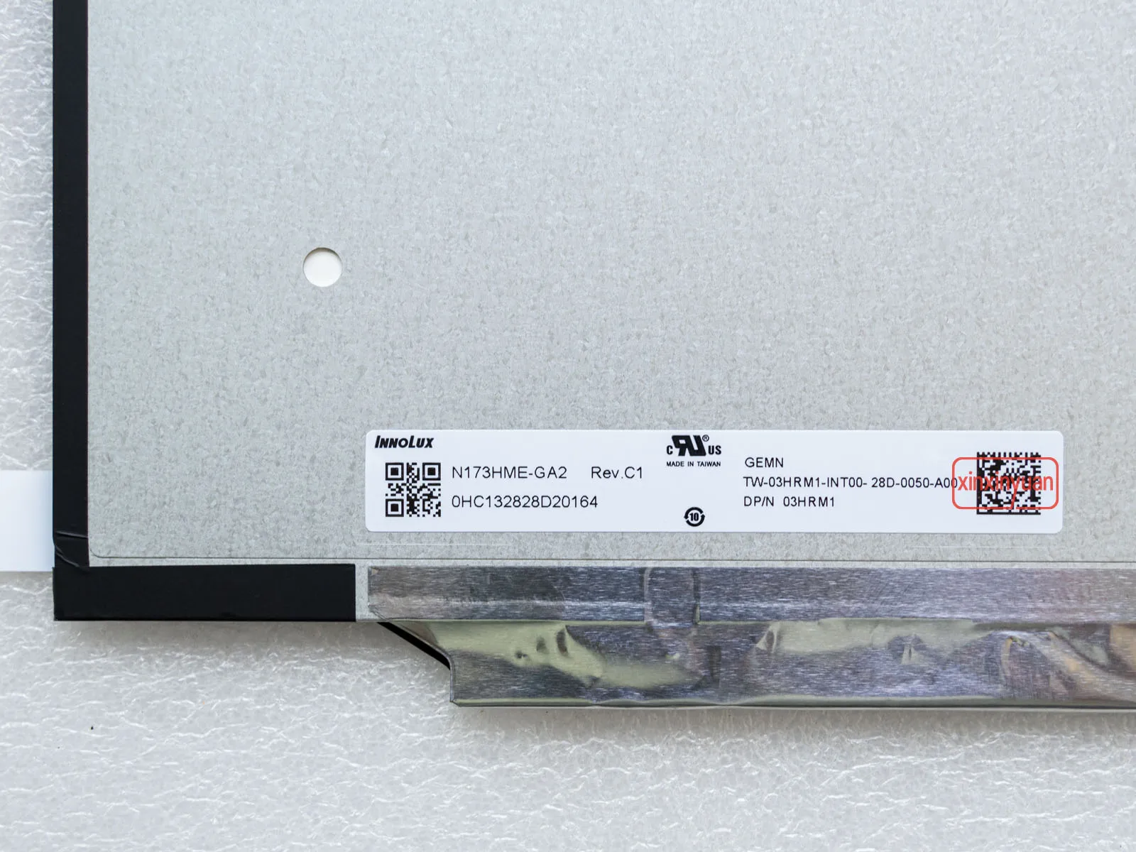 Imagem -04 - Original N173hme-ga2 480hz para Dell Alienware X17 r2 17.3 Portátil Tela Lcd 1920x1080 Painel de Exibição 40 Pinos Edp dp n 03hrm1 Novo