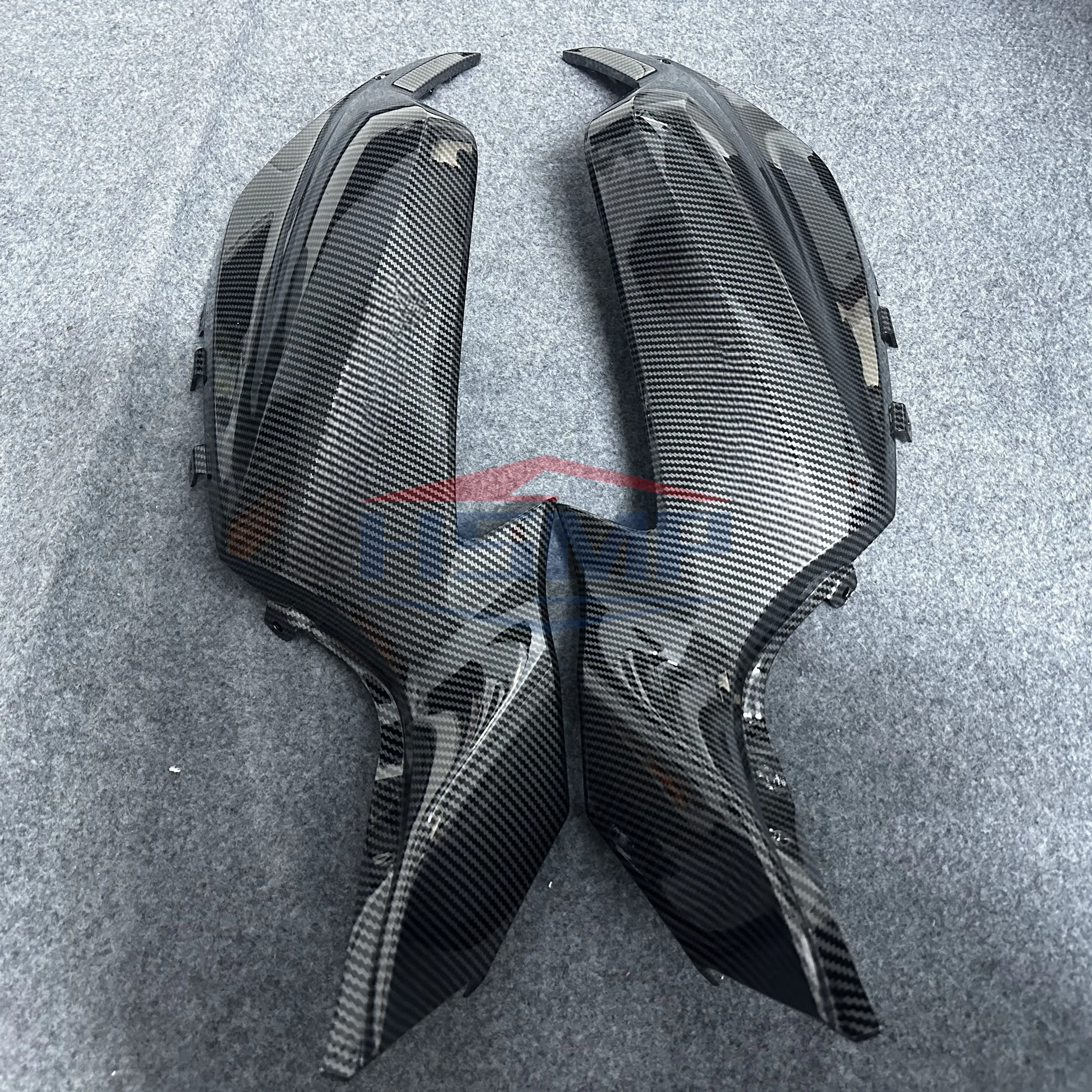 Motorcycle fuel tank side cover fairing accessories for Yamaha MT-07 mt 07 2012-2017 ABS plastic Carbon fiber body kit