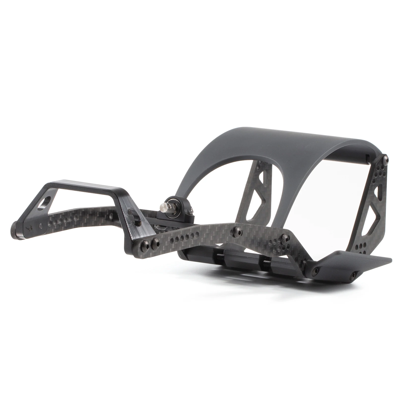 Kit de Chasis LCG de Fibra de Carbono de Alta Distancia al Suelo y Juego de Enlaces de Suspensión Capra Portal con Bater