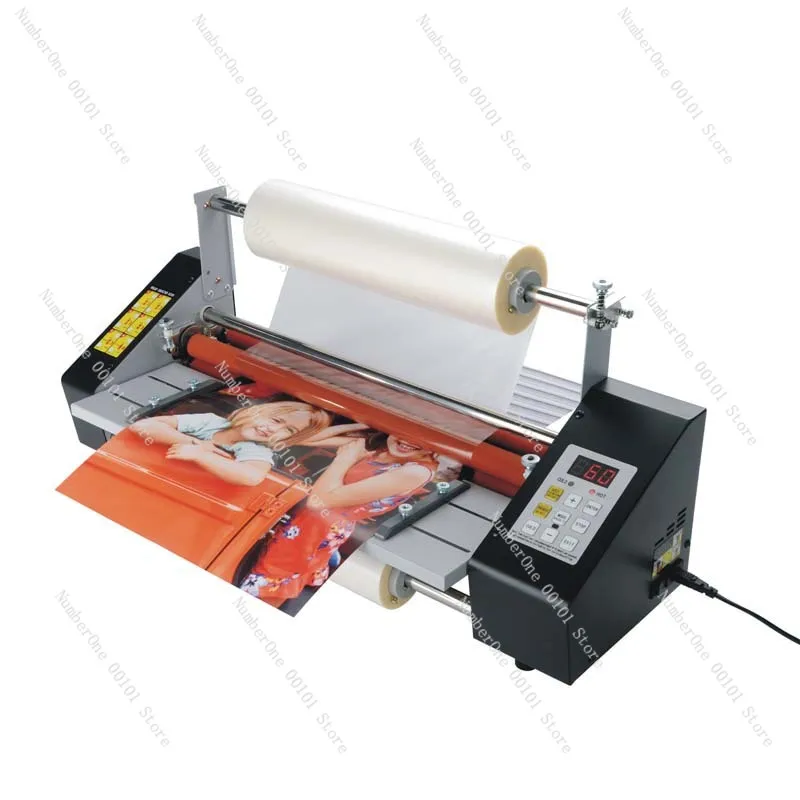 Office Equipment Double-Sided Laminator Variable Speed A2 A3 Roll Laminator Thermal Laminator Laminating Machine Laminating Pres