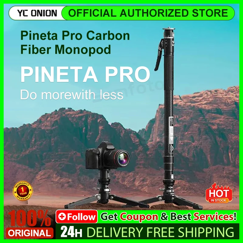 YC ONION PINETA Pro Monopod One-Button stretch carbon fiber quick