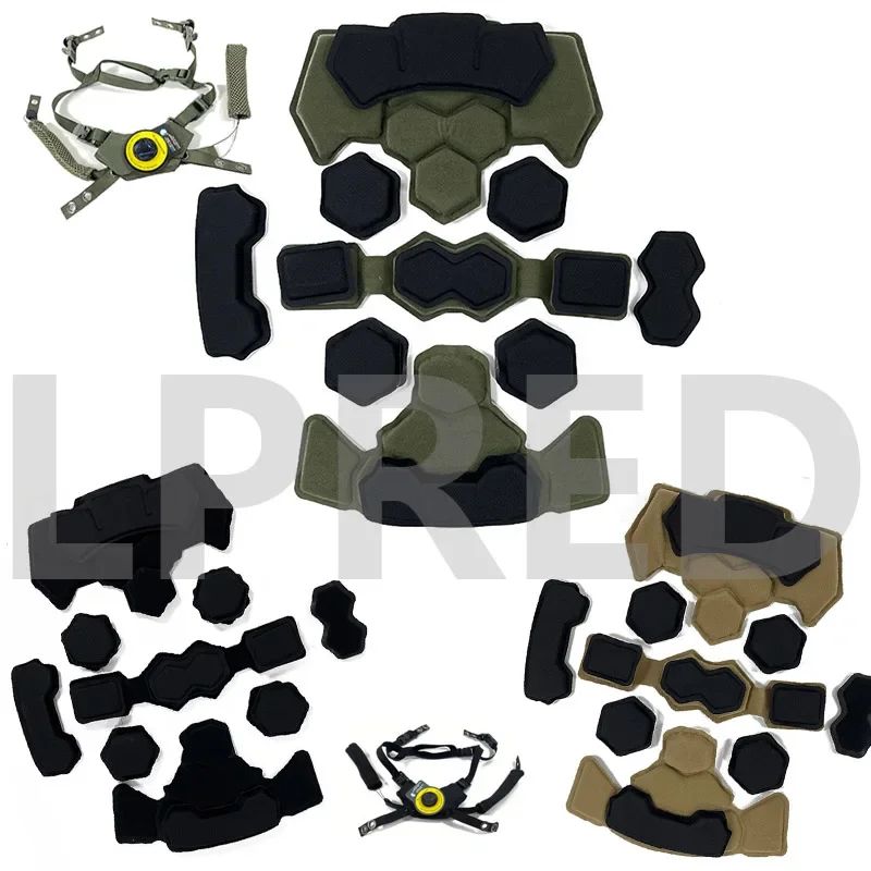 Wendy Helmet Suspension System Memory Foam Padding Kit Helmet Pads for Team Wendy Helmet Suspension Hanging System Strap Pad