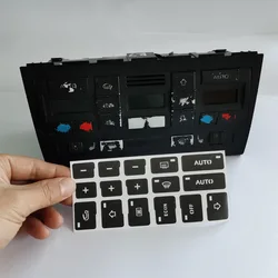 For AUDI A4 B6 B7 2000 2001 2002 2003 2004 2005 2006 2007 2008 AC Climate Control Button Repair Decals Stickers Car Accessories