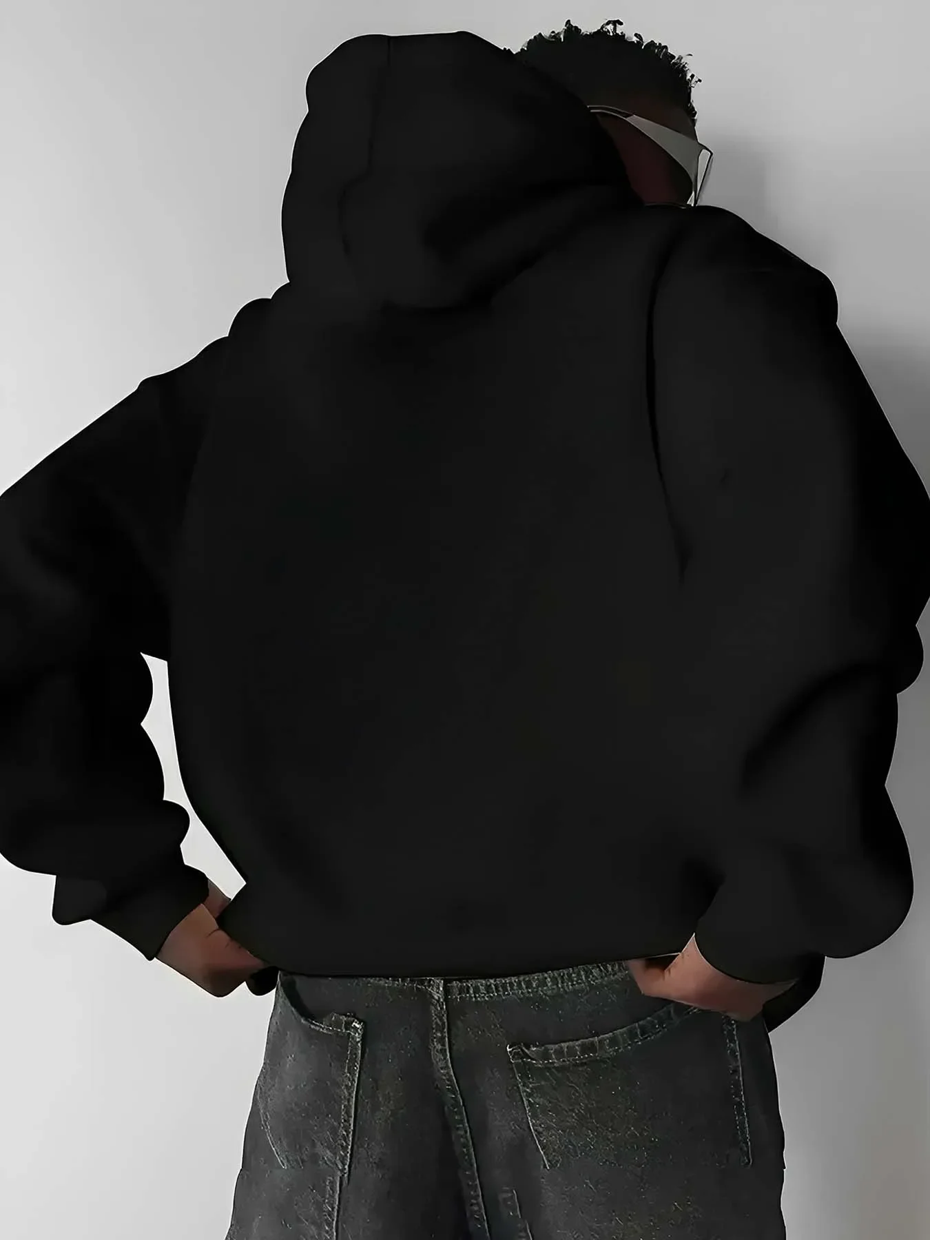 سويت شيرت كاجوال بغطاء للرأس للرجال لعيد الميلاد بتصميم مضحك "هذا هو زي عيد الميلاد الحصري" #3