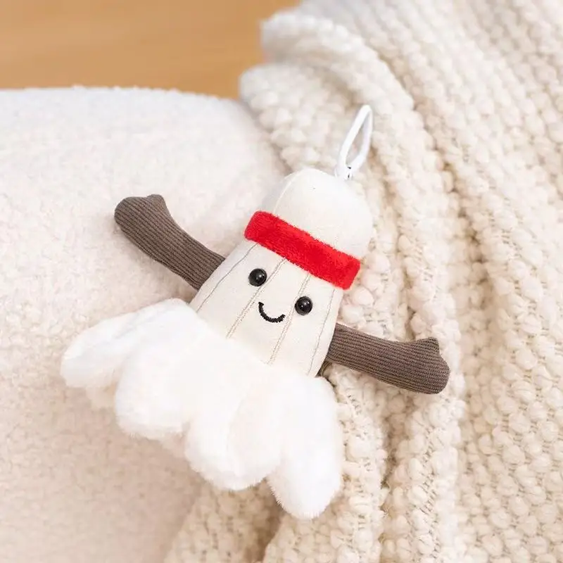 16cm nouvelle série de boules de Simulation sac à dos pendentif poupée en peluche jouet dessin animé mignon cadeau pour petite amie poupée amusante