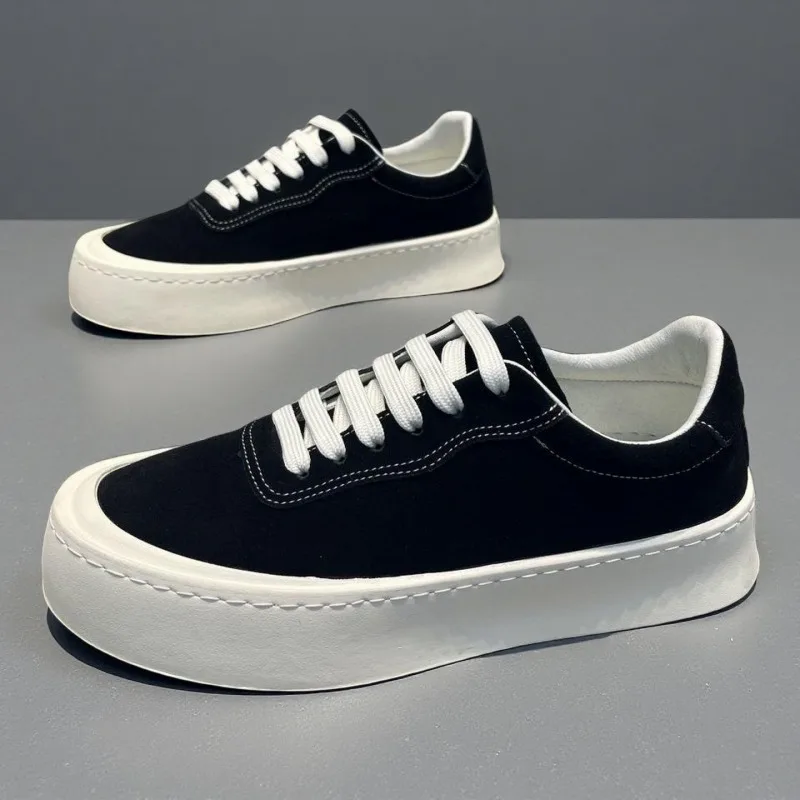 

Модные мужские повседневные кроссовки, дышащая парусиновая обувь, легкие туфли для доски, спортивная обувь на платформе, удобная прогулочная обувь