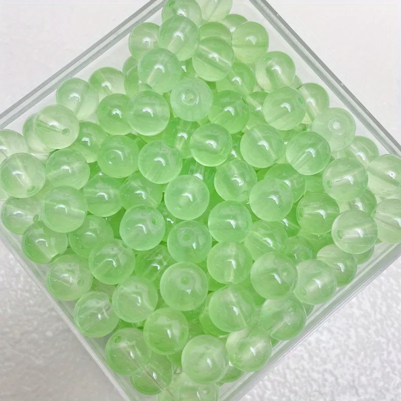 50pcs/8mm Solid Color Glass Beads, Beading & Jewelry Making Essentials Colorful, Fashion, Trendy DIY Craft Supplies for Handmade