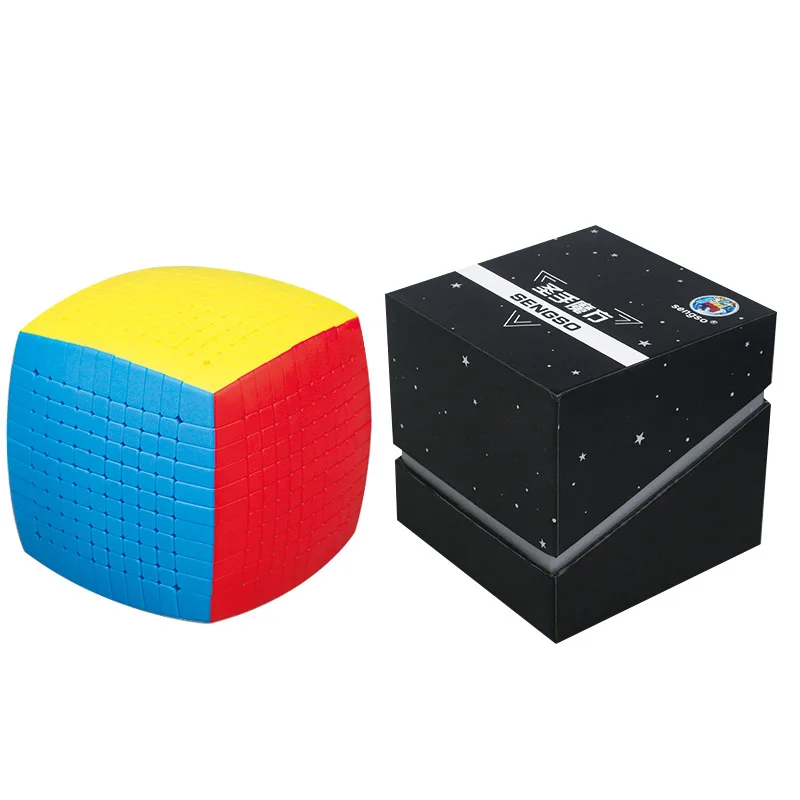 shengshou 10x10 11x11 Magic Speed Cube Stickerless Fidget Toys Sengso 11x11 10x10 Cubo Magico Puzzle