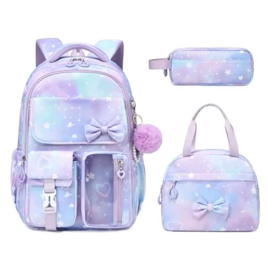 

Girls Backpack, School Backpack for Girls, Cute Bow Bookbag for Grils Teens for Elementary Middle High School Student, Back To