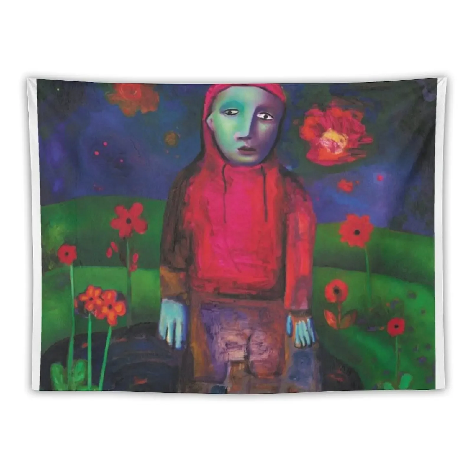 

Girl in red fanart Tapestry Room Decor Home Decor Aesthetic Tapestry