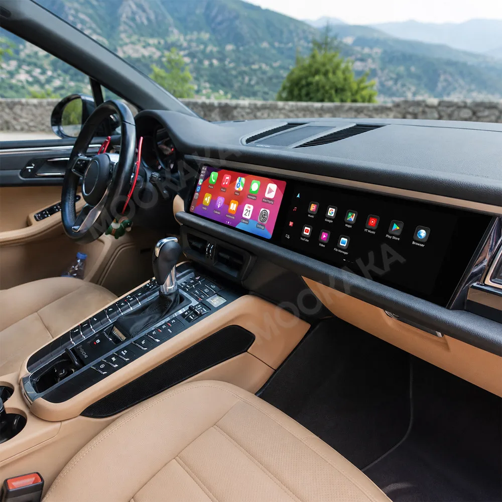 Dual 12.3“ Car Multimedia Player Android Screen For Porsche Macan 2011~2017 Car Radio GPS Navigation CarPlay Auto Head Unit