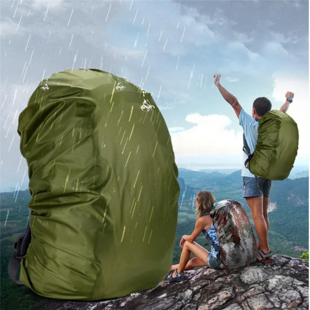 Mochila impermeable para exteriores, bolsa táctica de camuflaje para acampar, senderismo, escalada, polvo, resistente al desgaste, ligera, 55-60L