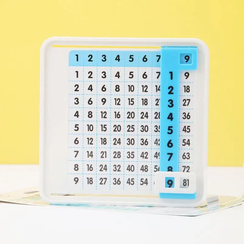 Multiplication Quick Search Card Math Enlightenment Multiplication Table Portable Cartoon Fun Quick Search Multiplication