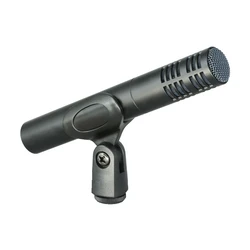 Condenser Instrument Microphone Drum Shaped Instrument Megaphone With Clamp Mount Cardioid Mic for Stage Performance