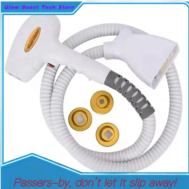 

Glow 808 Diode Laser Handle Hair Removal Hand Macro Channel Nd Yag IPL Power Supply Screen Depilatory Beauty