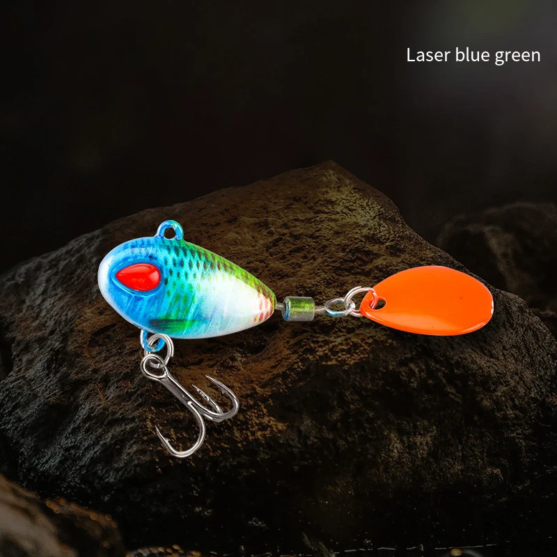 3g/5g/7g/10g/14g/21gSpoon Spinner Bait Sinking Wobblers Baits Metal Jig VIB Lure Rotating Sequin Far Casting Fishing Baits
