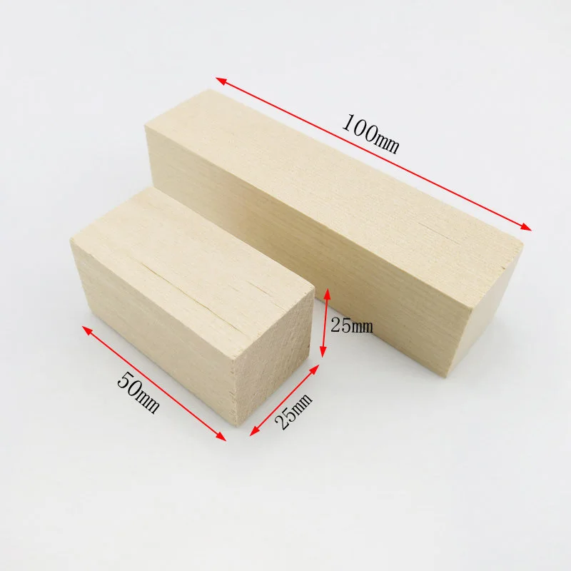 3-30Pcs Natural Birch Wood Blocks & Strips Unfinished Small Wooden Pieces for DIY Model Assembly Handcraft Supplies