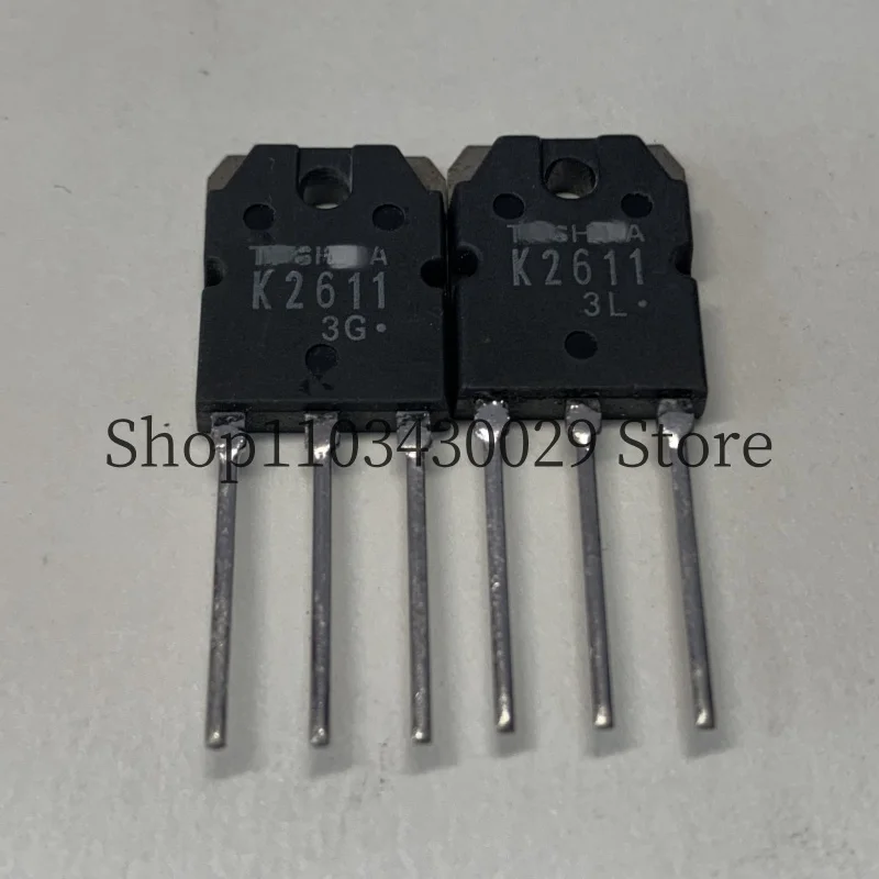 10Pcs New Original 2SK2611 K2611 TO-3P 9A 900V N-Channel Field Effect Tube