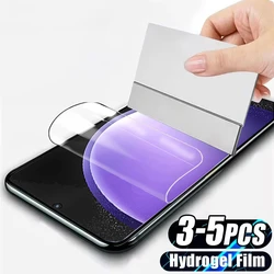3-5Pcs Soft Flexible Hydrogel Film For Samsung Galaxy A16 A06 A05 A05S A04 A04S A03 A34 A24 A14 A33 A23 A32 A22 Screen Protector
