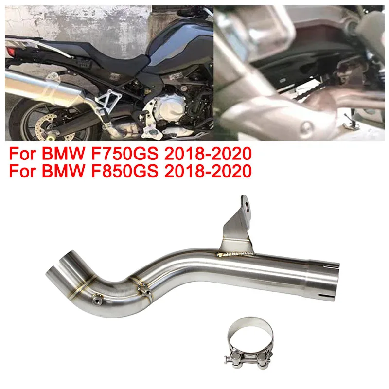 

Для мотоциклов BMW F750GS F850GS F750 F850 2018-2020: Соединительная труба (средняя секция) из нержавеющей стали для глушителя выхлопной системы
