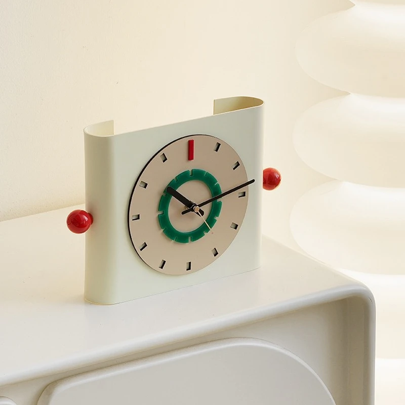 

Entrance desk clock ornament living room TV cabinet Internet celebrity creative clock decoration