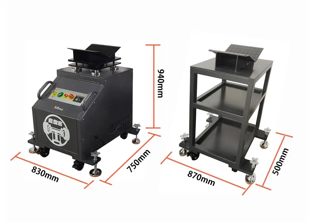Fotografia 4: Simulador de Chassi de Carro, Equipamento Detector de Ruído Anormal com Cabeça Fixa