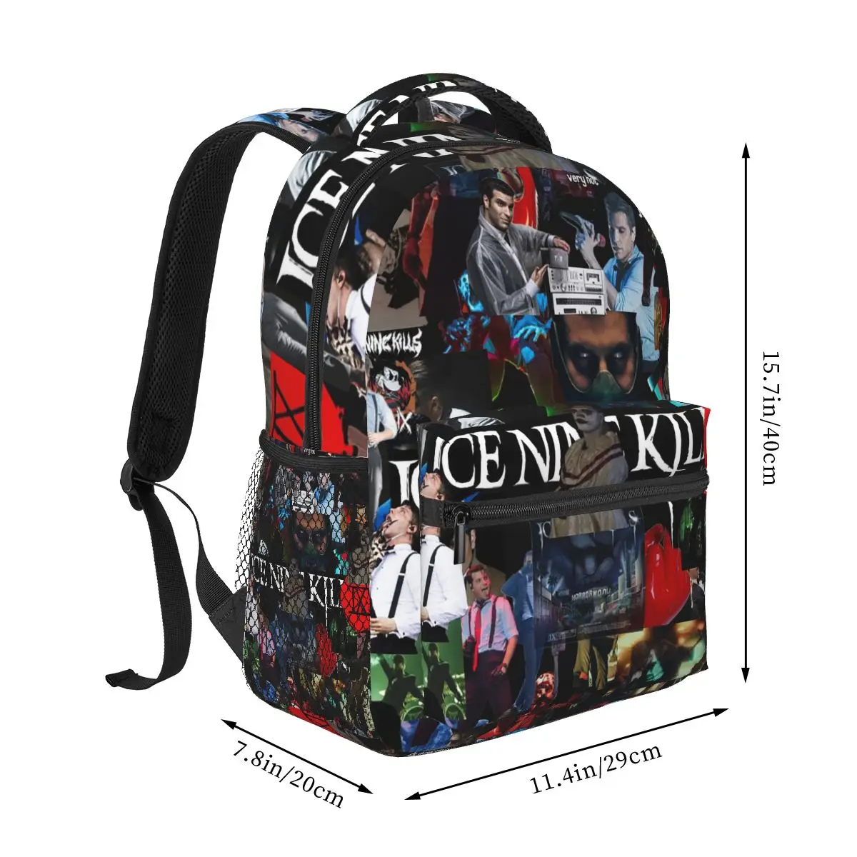 Band Ice Nine Kills Backpack Student Boys Girls BookBag Children School Bag Computer Shoulder Bags for Men Women