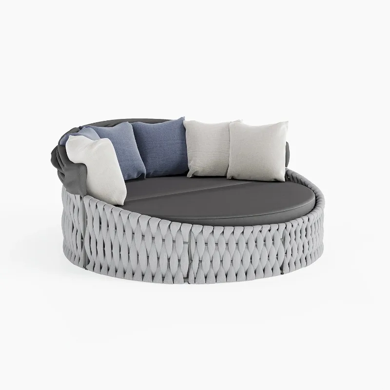 Villa B & B Sofa Furniture Leisure Swimming Pool Beach Solarium Sofa Round Bed