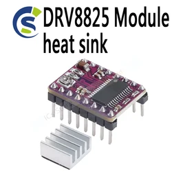 3D printer stepper motor driver Step Stick DRV 8825 stepping driver step engine module with heatsink CNC marking driver DRV8825