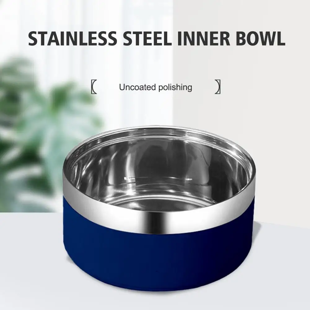 1PC Stainless Steel Pet Bowl Multi-Specification Anti-fall Food Bowl High-end Feeding Or Watering Pet Supplies