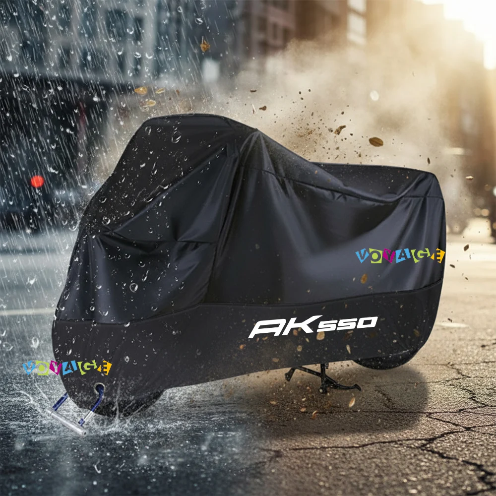 For KYMCO AK550 AK 550 Motorcycle Waterproof Outdoor Scooter UV Protector Dust Rain Cover Accessories Wear-Resistant Fabric