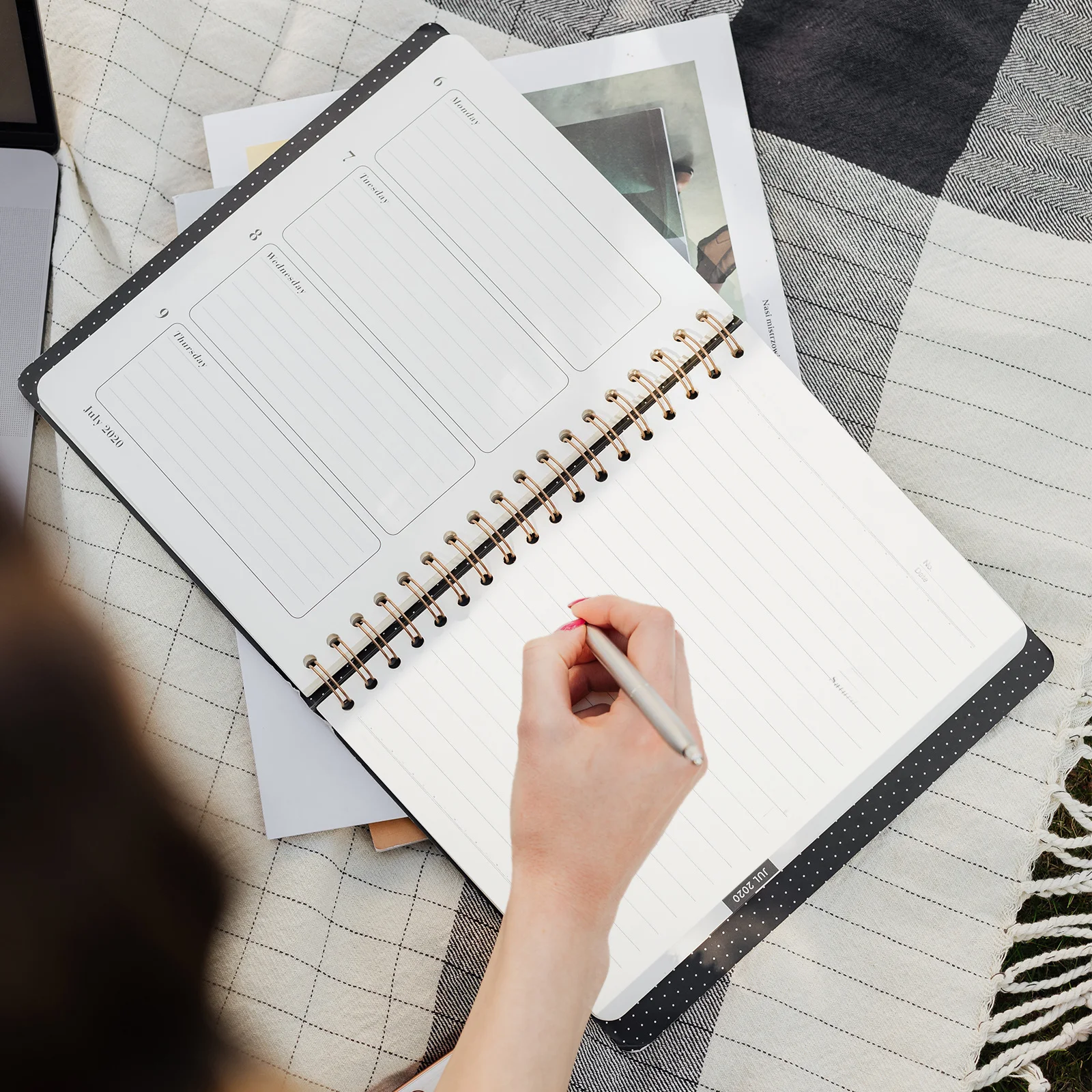 150Pcs A5 Loose-Leaf Replacement Tasteless Thick Hard Suitable for Writing Notes Planning A5 Loose-Leaf Paper