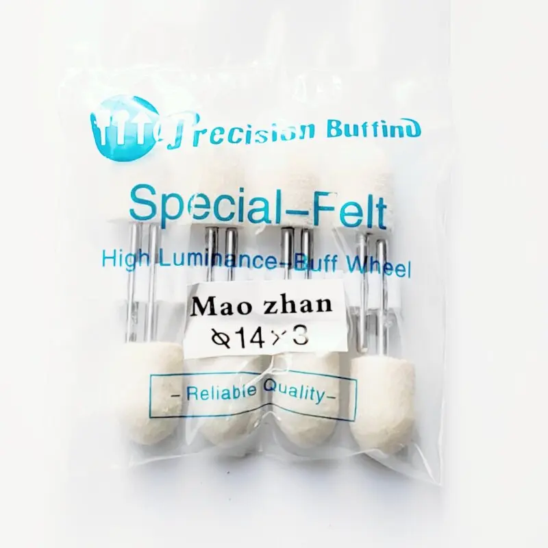 60 Stück/120 Stück, 1 Packung, Polierscheiben aus Wollfilz, Außendurchmesser 3–12 mm, Schleifkopf für Dremel-Bohrmaschine, Drehwerkzeug, 3-mm-Schaft. – Detail 8