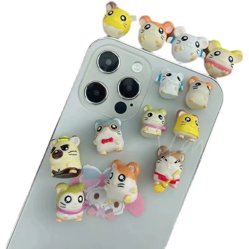 Toy Cute Food Play Cream Gel Phone Case DIY Accessories Hamster