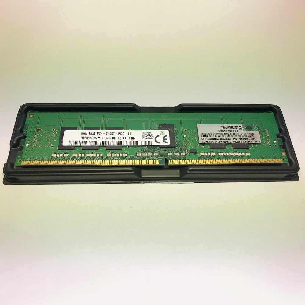 

809080-091 805347-B21 819410-001 852545-001 8GB 1RX8 DDR4 2400 REG Server Memory