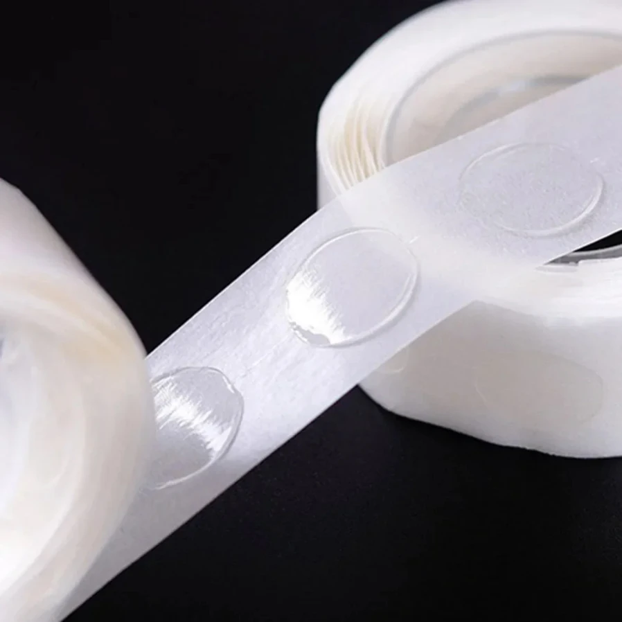 Ballonklebepunkt-Klebepunktband, doppelseitig, transparent, klebriger Kleber, Aufkleber, Luftballons, Ständer, Bogen, Befestigung des Ballons an Decke oder Wand