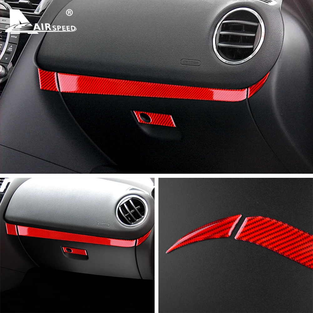

Carbon Fiber Interior Trim Kit for Mazda RX8 2004-2011 Models Center Console Glove Box Handle Co-Pilot Dash Panel Sticker Decals