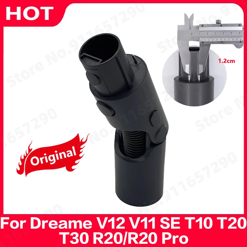 

Original For Dreame V12 V11 SE T10 T20 T30 R20 pro Vacuum Cleaner Bottom Adapter Flexible Conversion Head Assembly Accessories