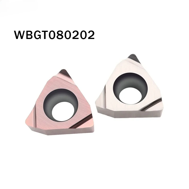 

WBGT080202L-W WBGT080204L-W Твердосплавные вставки с ЧПУ Токарный станок Токарные инструменты Расточные внутренние режущие лезвия для P.M