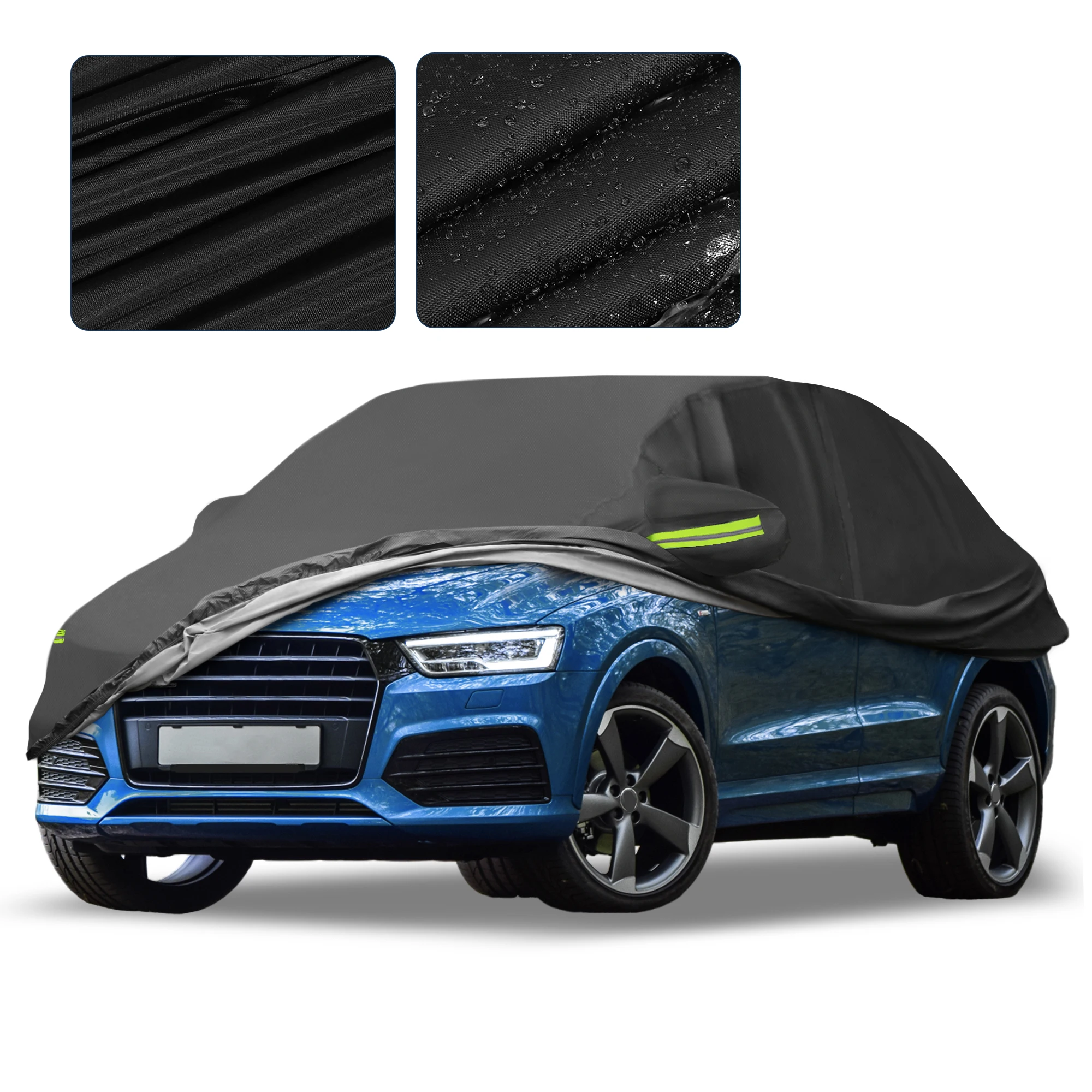

Motoforti for Audi Q3 2012-2023 Cover Waterproof Car Cover Outdoor Full Car Cover All Weather Protection Rain Sun Protection